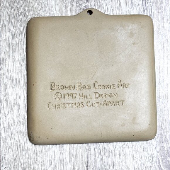 Brown Bag Cookie Art Mold CHRISTMAS Cut-Apart 1997 - Picture 3 of 4